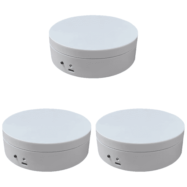 Plataforma Giratoria Automática 360 grados para Video en Vivo () Blanco