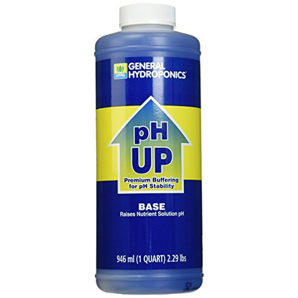 General Hydroponics pH Up Liquid Fertilizer, 1Quart
