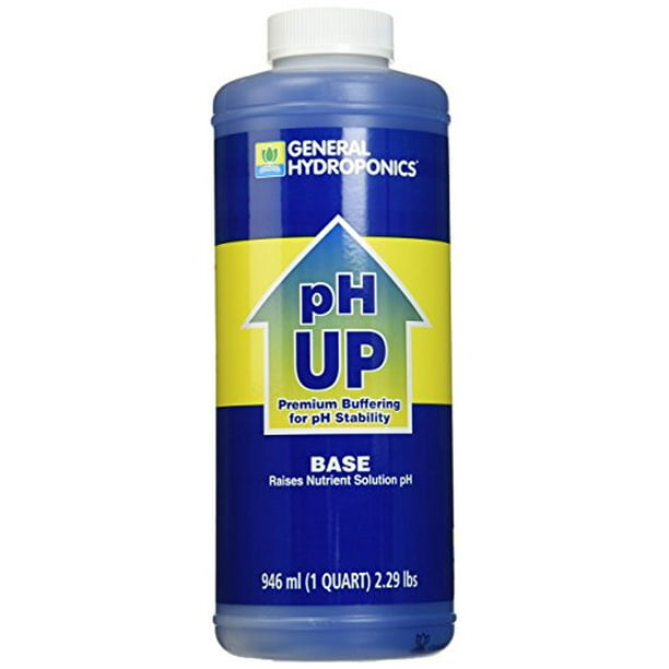 General Hydroponics pH Up Liquid Fertilizer, 1Quart