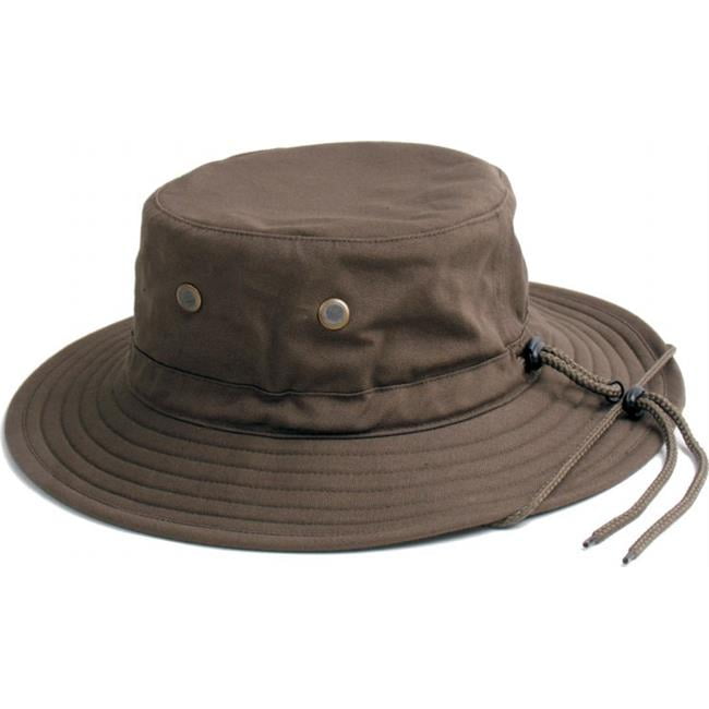 Sloggers Mens LargeExtraLarge Dark Brown Classic Cotton Hats 4471DB