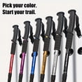 thumbnail image 4 of Ultra-light adjustable hiking stick, ergonomic T-shaped handle and shock-absorbing system - durable aluminum alloy, perfect for outdoor enthusiasts and hikers for hiking and trekking, 4 of 20