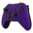 thumbnail image 5 of eXtremeRate Purple Soft Touch Grip Faceplate Cover for Xbox One Elite Series 2 Model 1797, Xbox One Elite Series 2 Core - Thumbstick Accent Rings Included, 5 of 8