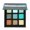D, variant on 9 Color Metallic Bright Eyeshadow Palette Glitter Eye Shadow Tray