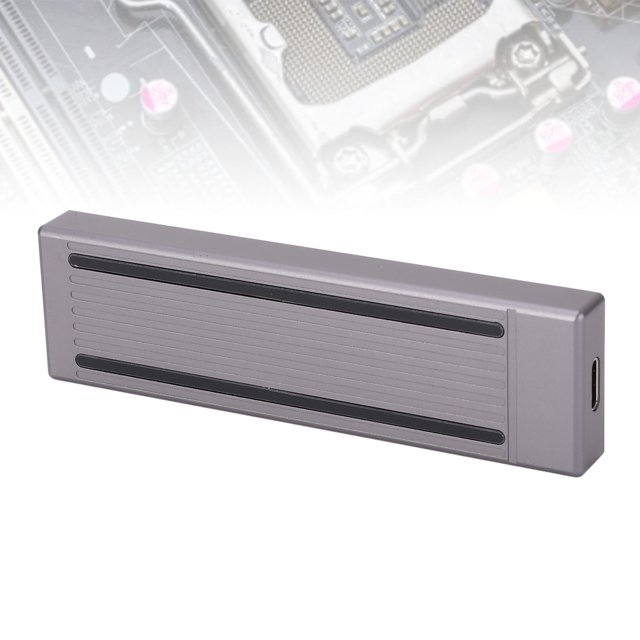 M.2 Nvme PCIE SSD Enclosure, Plug and Play Slim Aluminum Alloy Versatile USB3.1 GEN2 SSD Xternal Enclosure for TV for Linux