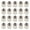 A, variant on Shelf Supports Pegs Studs Shelves Bracket Holder Furniture Hardware Cupboard Cabinet Wardrobe Shelf Pins 20-piece/set