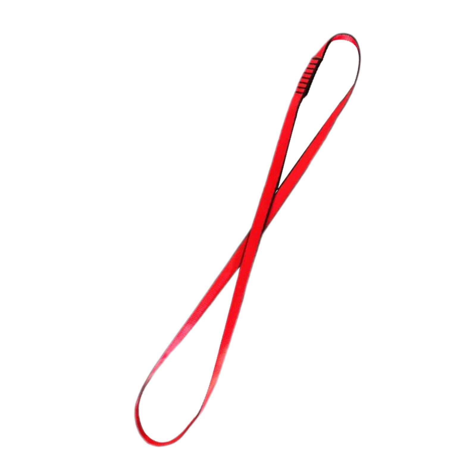 MAGIDEAL 5xClimbing Runner Strap for Downhill Mountaineering Hammock Red