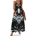 thumbnail image 1 of Máscara veneciana negra/blanca Vestido sin mangas Vestidos de noche Vestido de invitada de boda 2024, 1 of 7