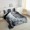 thumbnail image 3 of Castle Fairy Oil Painting 3pcs King Size Comforter Sets,Black Grey Bedding Comforter Set,Abstract Artwork Super Cozy Bedding Set,Luxury Teenagers Bedroom Decor,Reversible, 3 of 8