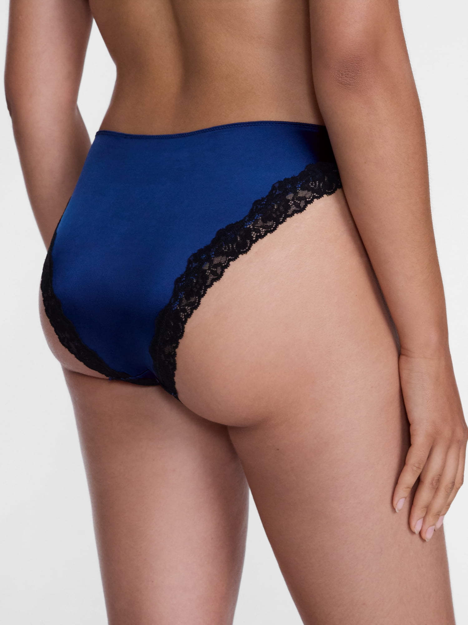 Joyspun Women's Shine & Lace Cheeky, 3-Pack, XS - XXXL