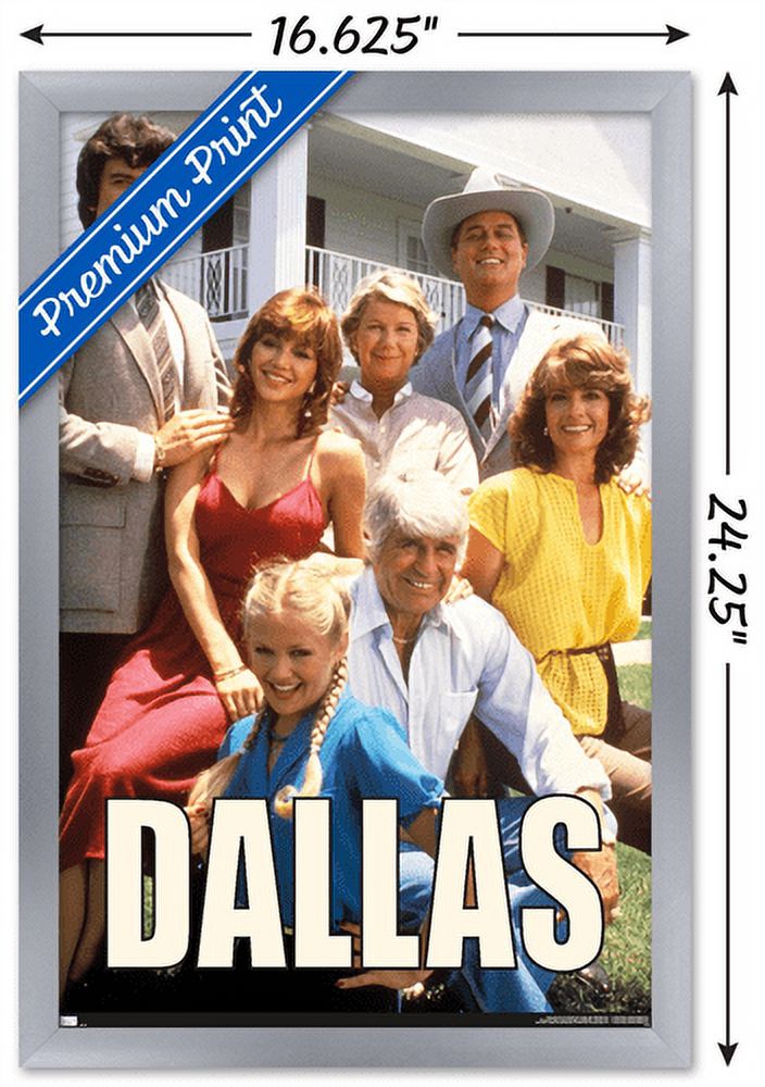 Dallas - Group Wall Poster, 14.725" x 22.375", Framed