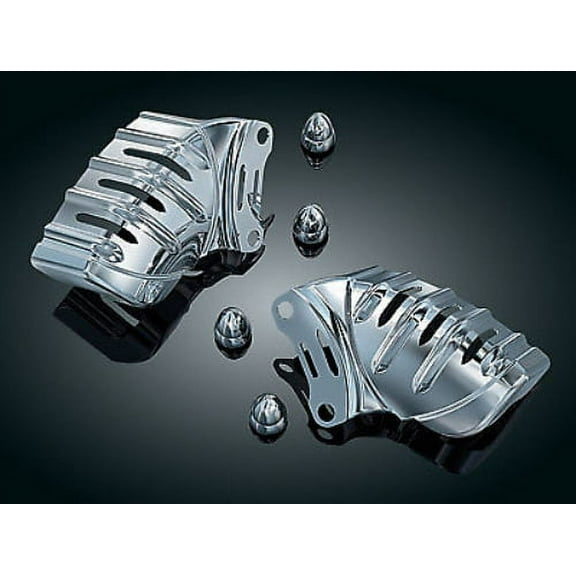 Kuryakyn 7789 Front Caliper Covers for Brembo Calipers