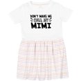 thumbnail image 3 of Inktastic Don't Make Me Call My Mimi Girls Toddler Dress, 3 of 5