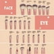 thumbnail image 3 of Juego de brochas de maquillaje HGHDBT, 36 piezas, rosa, profesional, con funda, 3 of 9