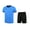 Blue, variant on KELME Pro Soccer Referee Jersey Uniform Short Sleeve - Includes Ref Shirt