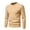 Beige, variant on qucoqpe Men's Crew Neck Sweater Slim Fit Lightweight Sweatshirts Knitted Pullover for Casual Or Dressy Wear