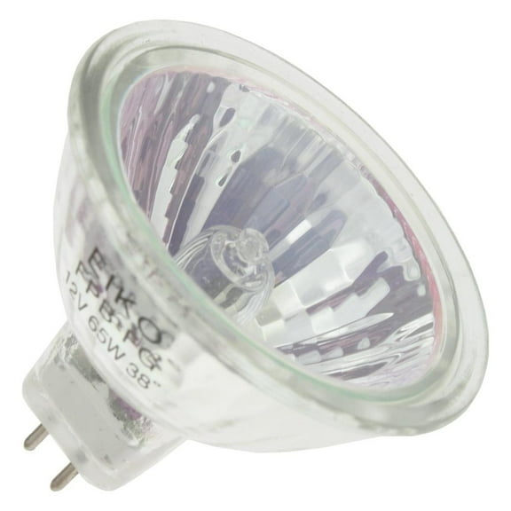 EIKO FPB/CG, 65 Watt, MR16, Twist-Lock (GU5.3) Base Light Bulb (1 Bulb)