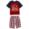 Disney - Infant Boys' Cars Showdown 2-Piece Shirt and Shorts Set