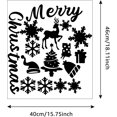 thumbnail image 2 of Adhesivos de pared navideños, decoración acrílica, decoración festiva, copos de nieve, alce, árbol de Navidad y gorro de Papá Noel, azulejos de espejo de pared, adhesivos y murales de pared., 2 of 5