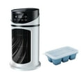 thumbnail image 4 of Water Spray Fan Desktop Vaneless Humidifying Fan With Ice Lattice 300 mL Water Tank RGB Light USB Powered 5 Speed Adjustable, 4 of 9