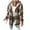 Brown, variant on Women's Heavyweight Fleece Shacket Jackets with Hooded, Women's Flannel Hooded Plaid 2025 Shacket Thick Coat ,Women's Plus Dark Red,Size L