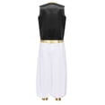 thumbnail image 2 of Alvivi Kids Boys Arabian Prince Cosplay Costume Party Performance Waistcoat Vest Loose Pants Black 16, 2 of 7
