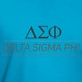 thumbnail image 3 of CafePress - Delta Sigma Phi Grayscale Stacked Logo T Shirt - Men's Fitted T-Shirt, 3 of 4