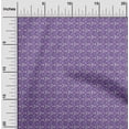 thumbnail image 2 of oneOone Polyester Spandex Purple Fabric Floral Craft Projects Decor Fabric Printed By The Yard 56 Inch Wide, 2 of 5