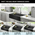 thumbnail image 2 of Delta 95D9031-T36s Rivet 36" Workstation Farmhouse Apron Front Kitchen Sink Drop-In 16, 2 of 7