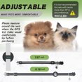 thumbnail image 3 of KANCOKIT Reflective AirTag Cat Collar with Bells, Cat Tracker Collar with Silicone Airtag Holder for Girl Boy Cats, Kittens and Puppies, Black, 3 of 9