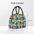 thumbnail image 2 of Salouo Colorful Hawaii Palms for Insulated Lunch Bag for Women/Men - Leakproof Cooler Tote Bag Organizer - Reusable Lunch Box for Office Picnic Hiking Beach-One Size, 2 of 6