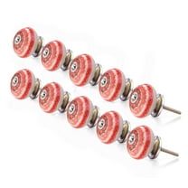 Mascot Hardware Modesto 1-3/5 In. Orange Designer Cabinet Knob - Pack of 10