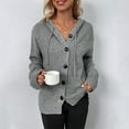 thumbnail image 2 of Vedolay Sweaters for Women 2023 Work Cardigans Long Sleeve Outwear Gray,XL, 2 of 5