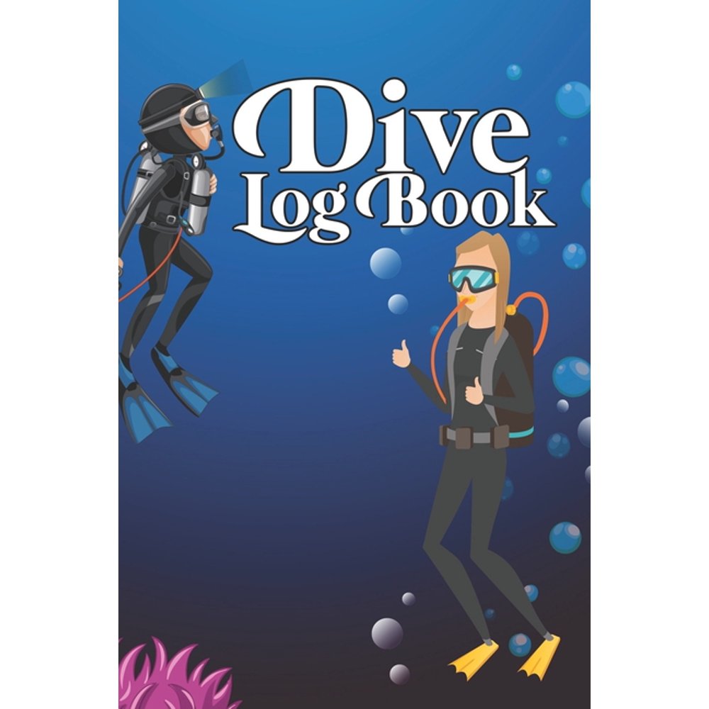 Dive Log Book Scuba Diving Logbook for Beginner, 100 Pages in 6" x 9