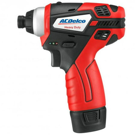 ACDelco G12 Compact 12V Li-ion Cordless Impact Driver, 82 ft-lbs torque, 2 Batteries Kit, (Best 12v Cordless Impact Driver)