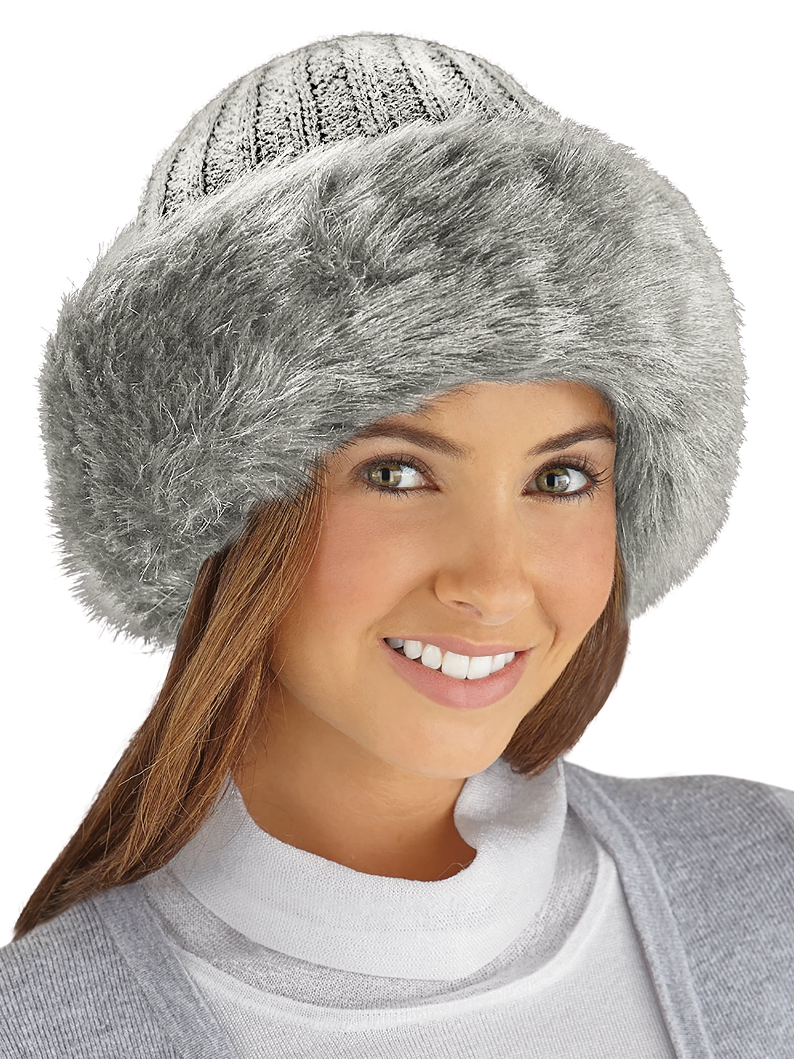 fur trim hat