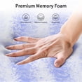 thumbnail image 6 of CHITOOMA 4" Gel Memory Foam Mattress Topper, Non-Slip Design, 6 of 9