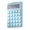 Blue, variant on Efficient Financial Calculator Desktop Big Button Double Power 12 Digit LCD Display for Accounting Business Needs