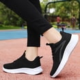 thumbnail image 6 of Women's Walking Shoes, Breathable Knit Mesh Slip on Running Sneakers with Lightweight Cushioning and Non Slip Grip, Comfortable Athletic Shoes for Gym Jogging, 6 of 8