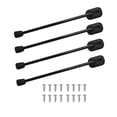 thumbnail image 1 of GROWTH TANK 4 Pcs Folding Table Legs Portable Home DIY Projects with Screws Stable Bench End 33cm Black, 1 of 9