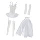 thumbnail image 1 of Vestido de novia blanco Sunnimix 1/6 con velo para Figura de acción de 12 pulgadas, 1 of 8