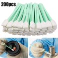 thumbnail image 1 of Jinsinto 200pcs Foam Tipped Sponge Sticks Dust Free Cleaning Swabs, 1 of 5