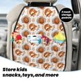 thumbnail image 5 of Xecao Cute Squirrel Pattern Car Seat Back Protector 2 Pack Large Capacity Pocket, Kick Mats Back Seat Protector, 5 of 8