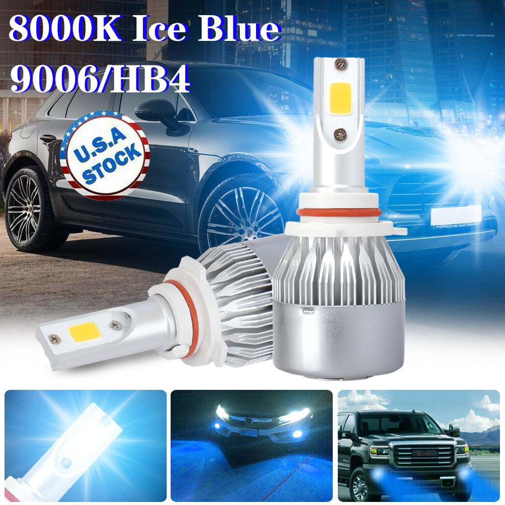 9006 HB4 LED Headlight Bulb 55W 8000LM Kit Low Beam 8000k ICE BLUE Plug And Play