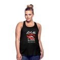 thumbnail image 5 of Kiss Me Like You Miss Me - Racerback Tank Top, 5 of 8