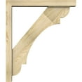 thumbnail image 3 of Ekena Millwork 4"W x 24"D x 28"H Olympic Block Rough Sawn Bracket w/ Offset Brace, Douglas Fir, 3 of 25