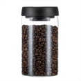 thumbnail image 1 of Jarra Sellada Al VacíO, Recipiente HerméTico de Vidrio para Granos de Café, Alimentos, Granos, Dulces, Tarro de Almacenamiento Fresco de 1200Ml, 1 of 5