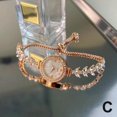thumbnail image 1 of New Mermaid Women'S Watch Round Diamond Bracelet Drawstring Quartz Watch, 1 of 8