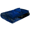 thumbnail image 3 of Black Panther King of Wakanda Kids Blanket, 62 x 90, Microfiber, Black, Marvel, 3 of 8