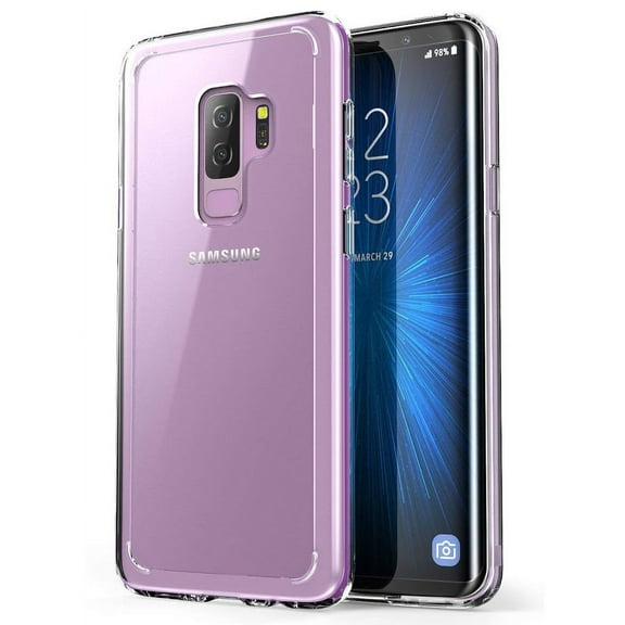 Samsung Galaxy S9  Plus Case, [Scratch Resistant] i-Blason Clear [Halo Series] Samsung Galaxy S9  Plus Hybrid Bumper Case Cover 2018 Release (Clear)