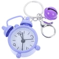 thumbnail image 2 of 1PC Mini Clock Keychain Alarm Clock Keyring Creative Key Holder Pendant Gift for Students Purple, 2 of 8